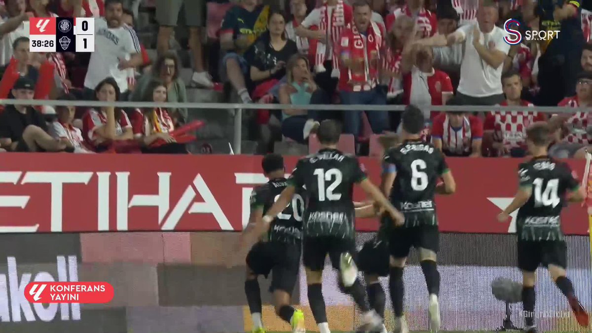 Alışı, dönüşü, vuruşu... Rodriguez, Girona'yı müthiş avladı.