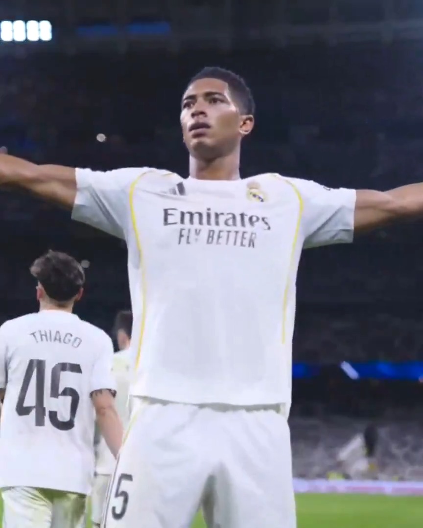 ⚽️ Jude BELLINGHAM 🏴 BUTEUR ce soir pour le Real Madrid ! 🤍