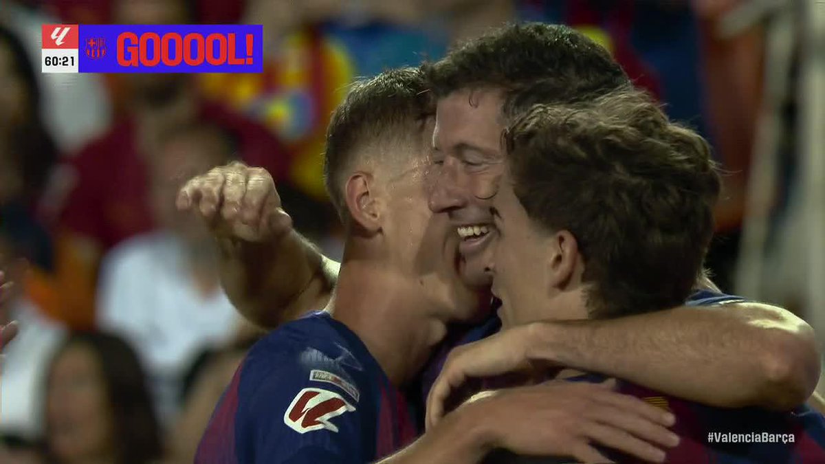 Lewandowski scores in his final game for Barcelona! It had to be him 🥹
