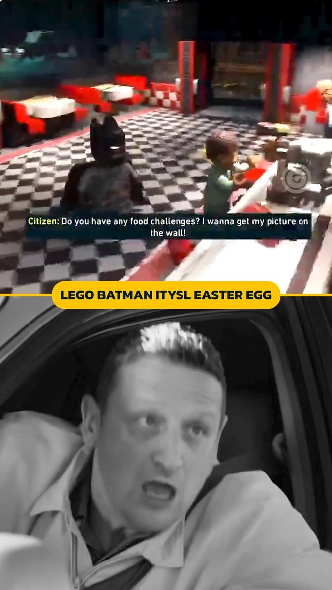 Spotted in LEGO Batman: a delicious ITYSL Easter egg that consists of 55 burgers, 55 shakes, 55 tacos 🍔🥤🌮