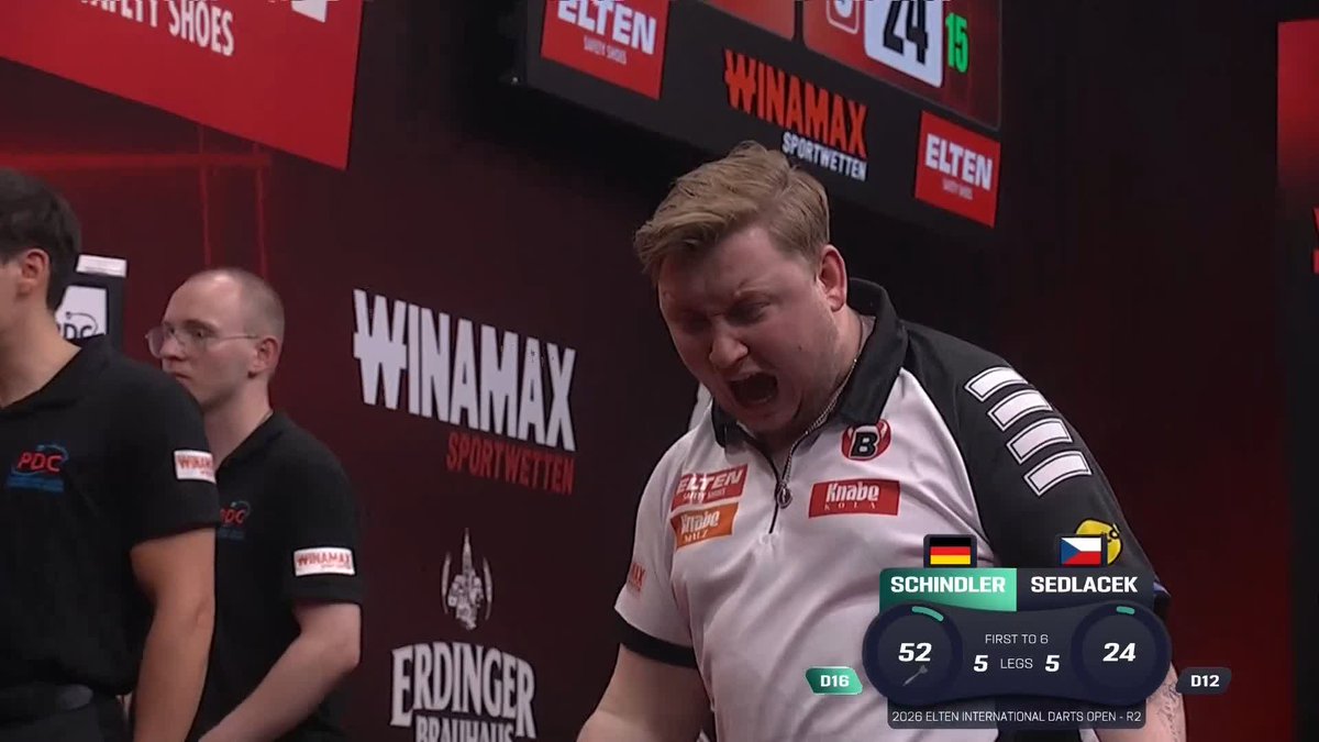 WHAT AN ENDING! 🤯 After Karel Sedlacek narrowly missed double 12 to win the game, Martin Schindler pins double 16 with his last dart in hand to win the match and advance to Finals Day! What a way to close another epic session of darts!