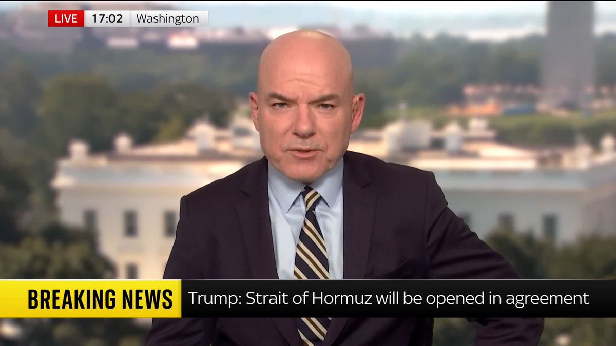 BREAKING: Donald Trump says a peace deal with Iran is "largely negotiated" and the details "will be announced shortly". U.S. correspondent James Matthews joins Gillian Joseph on #TheWrap to discuss the latest. 📺 Sky 501, Virgin 602, Freeview 233