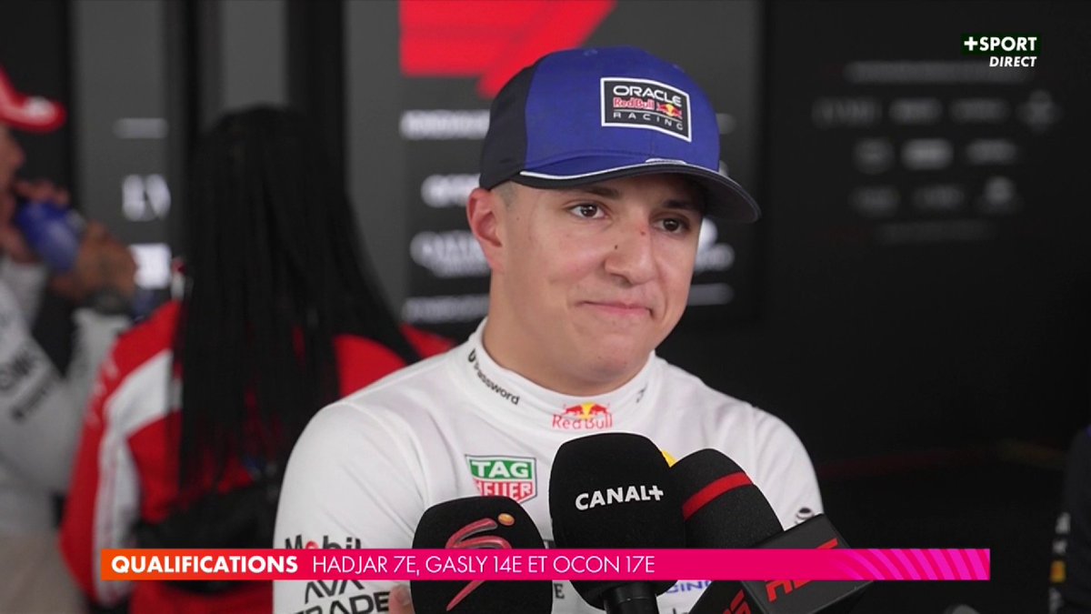 🎙️ "J'ai pas fait une bonne Q3, je suis un peu dégoûté." Isack Hadjar, 7e à l'issue des qualifications 🏁 #CanadianGP #F1