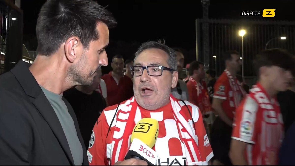 😥 La decepció dels aficionats del Girona a Montilivi 💪🏽 “L’any que ve hem de tornar a Primera” ▶️