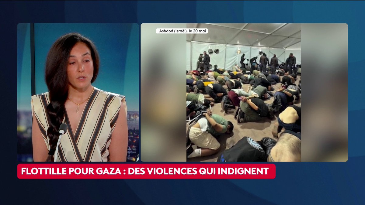 🔴 Flotille pour Gaza : "Il n’y a eu absolument aucune communication avec les soldats israéliens. Ils étaient armés, nous ne l’étions pas", témoigne Meriem Hadjal, militante de la flottille pour Gaza, qui livre un récit poignant face à Jeanne Baron. #Le23hWeekEnd #canal16