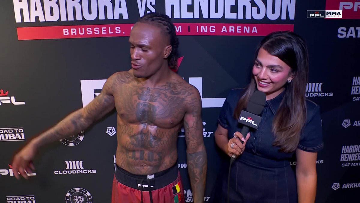 Boris Atangana, joined by his kids, had an incredible night in Brussels 👏 #PFLBrussels | Main Card LIVE NOW | ESPN App