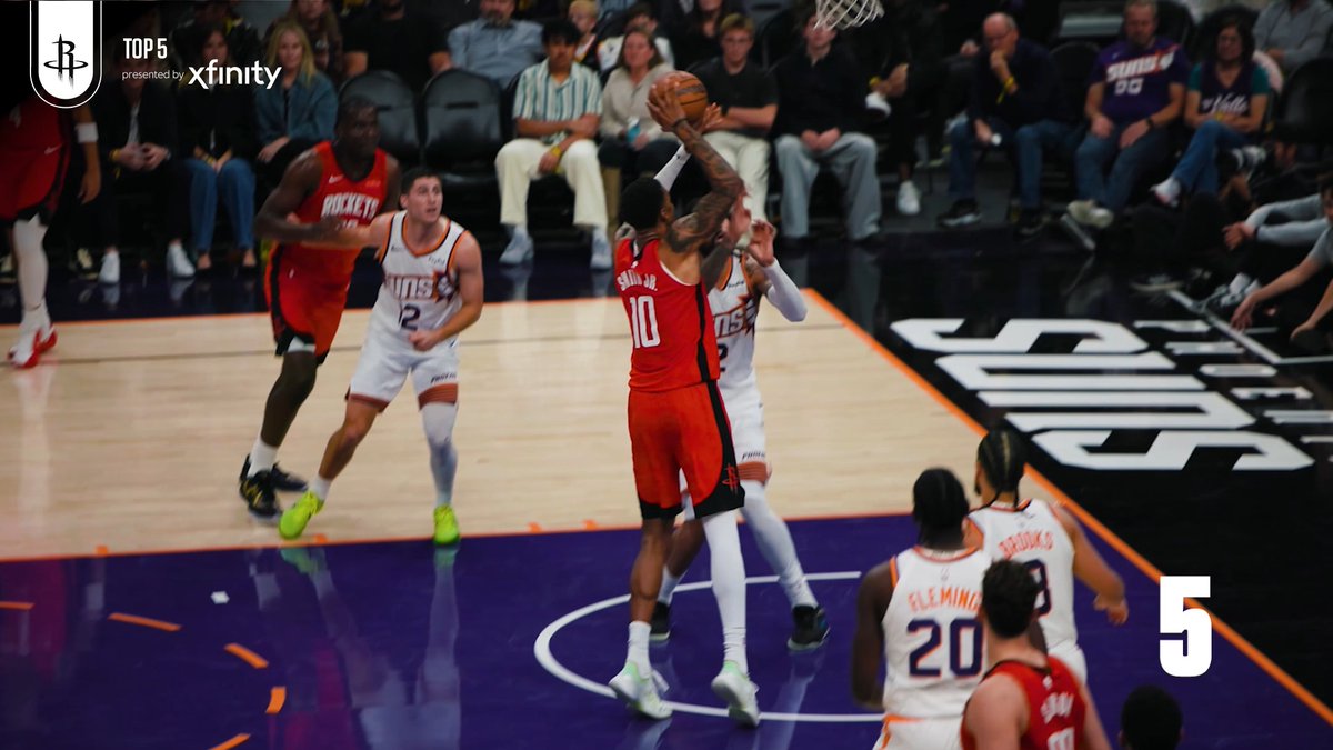 Our TOP 5️⃣ plays of the season Do you agree with the order? Xfinity | #Rockets
