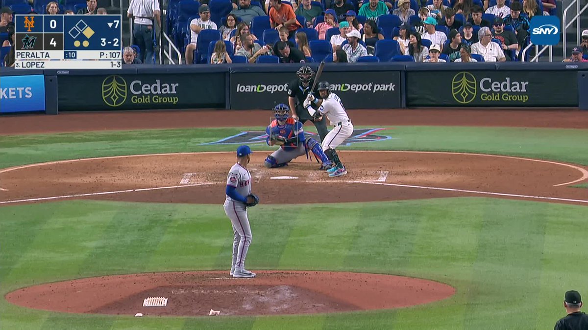 Freddy Peralta gets through seven innings for the first time as a Met