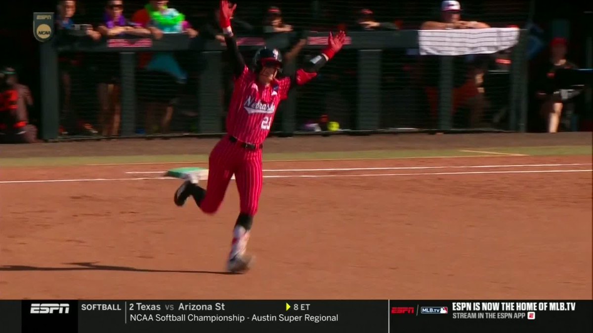 HANNAH COOR TAKEOVER 🔥 #RoadToWCWS x 🎥 ESPN / Nebraska Softball