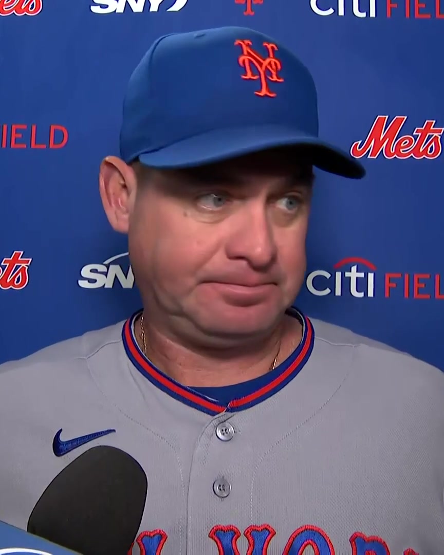 "I thought he was better than the line score, to be honest with you." Carlos Mendoza talks about what he saw from Freddy Peralta today: