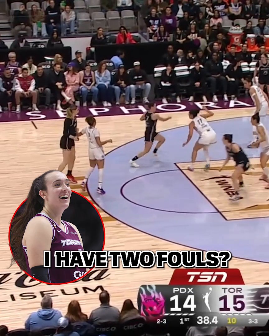 Marina Mabrey really checked with the broadcast mid-game 😂