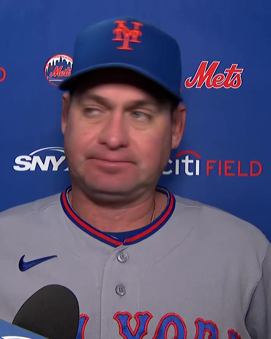 "You got to keep going. You can't sit here and feel sorry for yourself. We get frustrated at times, but you got to continue to go." Carlos Mendoza talks about the Mets' offensive struggles in Miami: