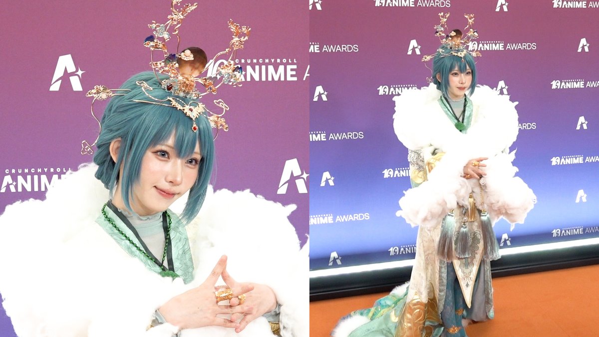 えなこ、日本の神様風コスプレ披露！超豪華衣装で存在感放つ