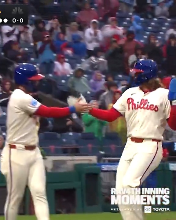 Stott drives in 2! Toyota USA x #RingTheBell