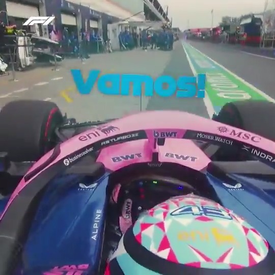 Vamos, Franco!! 💪 He certainly loved that one... getting through to Q3 👊 #F1 #CanadianGP