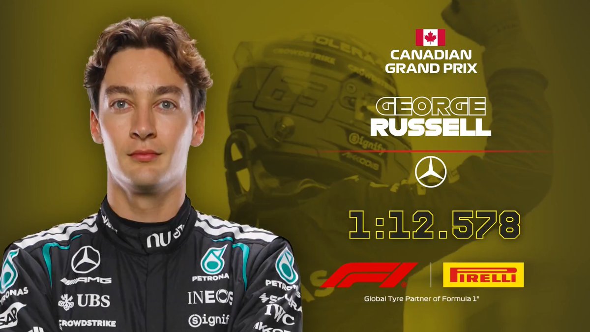That's P1 in Q3 for George Russell! 😎 Let's head onboard for his full Pirelli Motorsport Pole Position Lap ⬇️ #F1 #CanadianGP