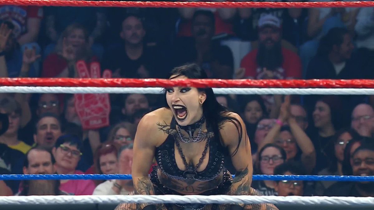 Ask and you shall receive. 👊 Here comes RheaRipley_WWE!!!