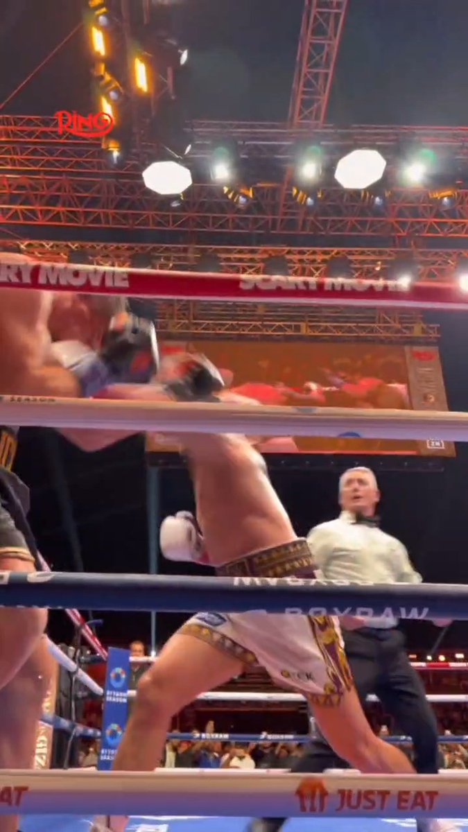 The moment Oleksandr Usyk stopped Rico Verhoeven 👀 Glory in Giza on DAZN 🥊