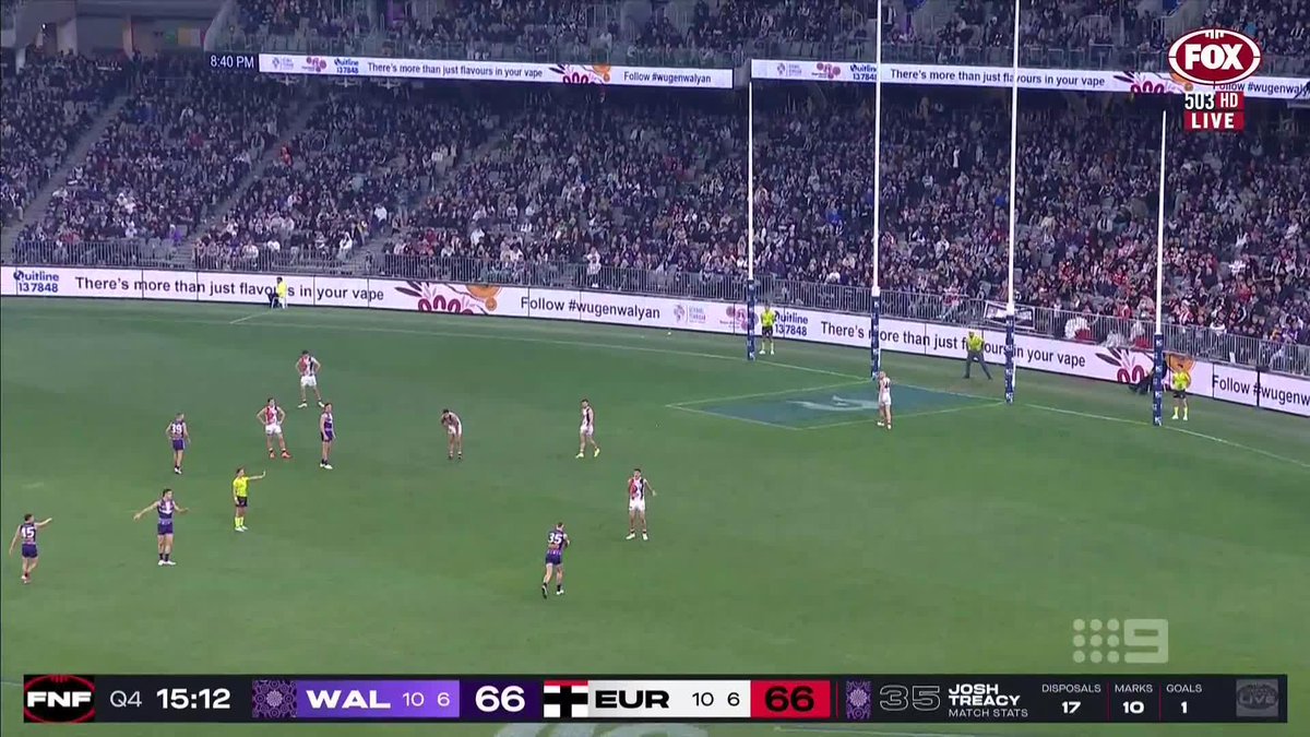 "If they can go on and beat Brisbane at the Gabba [next week] they are genuinely premiership favourites." Matthew Lloyd on the rampaging Dockers. #9AFLSFS | Watch on 9 &amp; 9Now 🖥️
