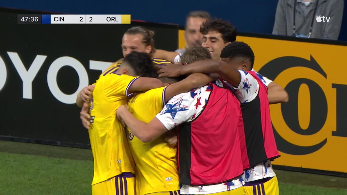 The 🚀 from Martin Ojeda and Orlando City SC pull level!