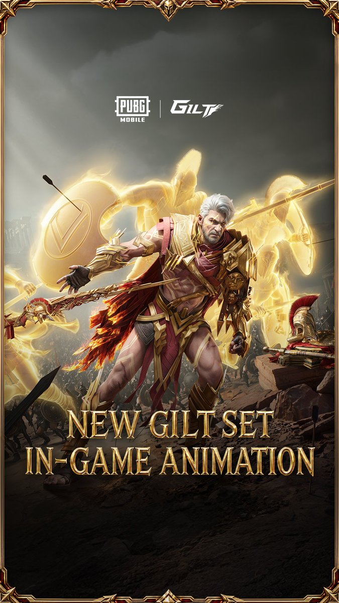 New Bloodfeather Spartan GILT Set coming soon! The set Includes Cerberus Glider and special form Lv. 3 Helmet, paired with a matching first advanced upgradable M1 Garand! Event Period: 5/27-6/25 Download Now: #PUBGMGILTSETA440 #PUBGMSETS440 #PUBGMOBILE #PUBGMSETS