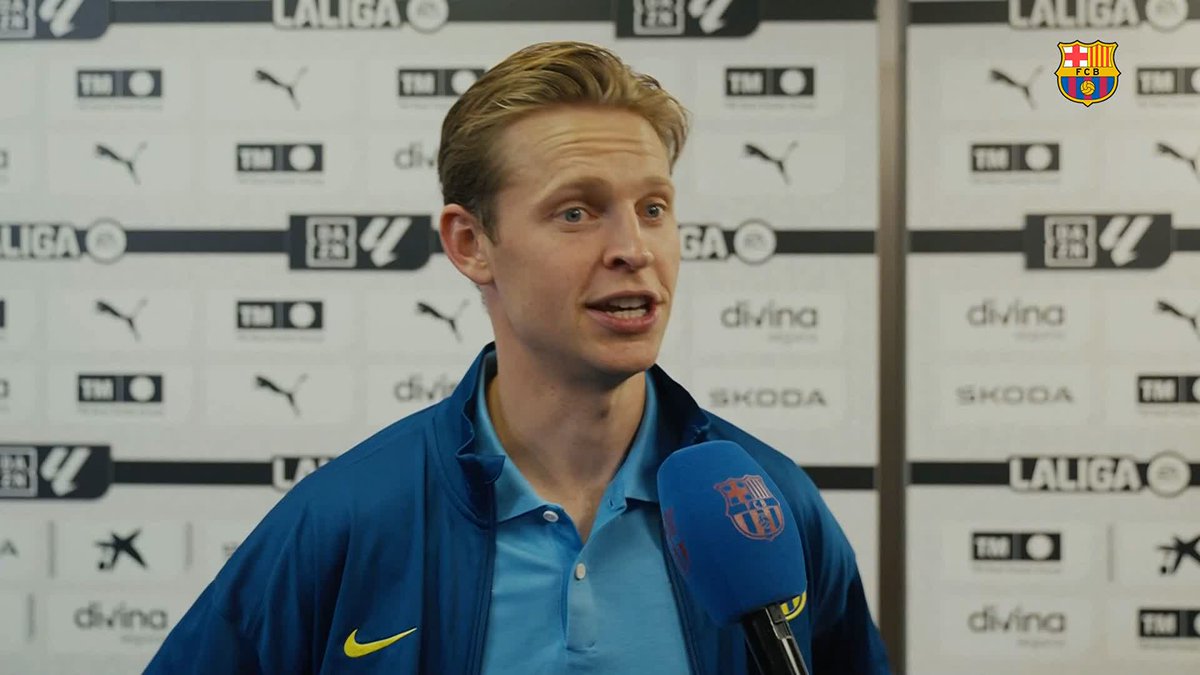 🎙️ Frenkie de Jong después del partido contra el Valencia