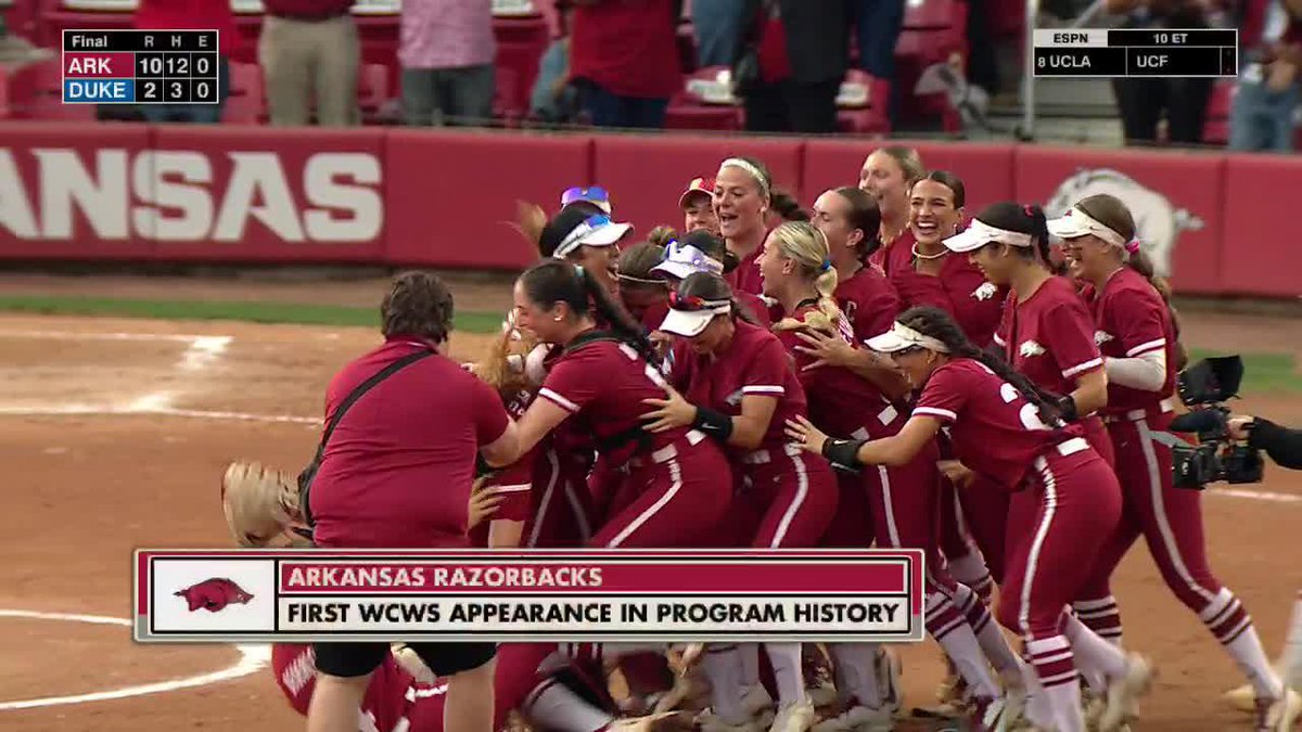 HISTORY. MAKERS. Arkansas Softball x NCAA Softball