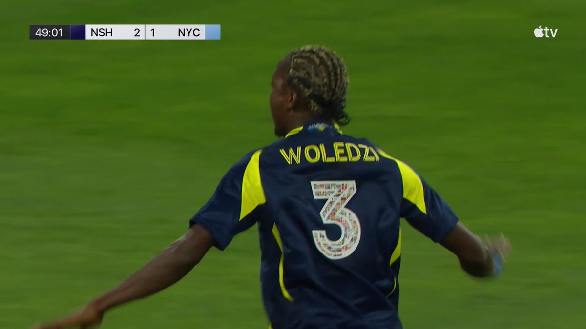 What a way to score your first MLS goal! Woledzi puts Nashville SC ahead!