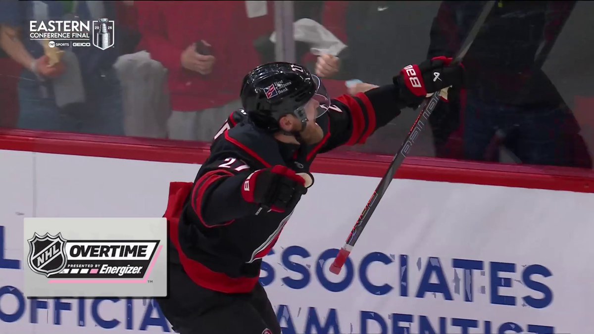 SO FLY!! ✈️ NIKOLAJ EHLERS GETS THE Energizer OVERTIME WINNER IN GAME 2!! 🙌 #StanleyCup