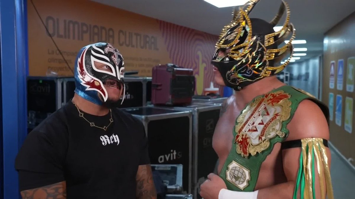 Rey Mysterio no está de acuerdo con el triunfo de Laredo Kid #AAAenFOX