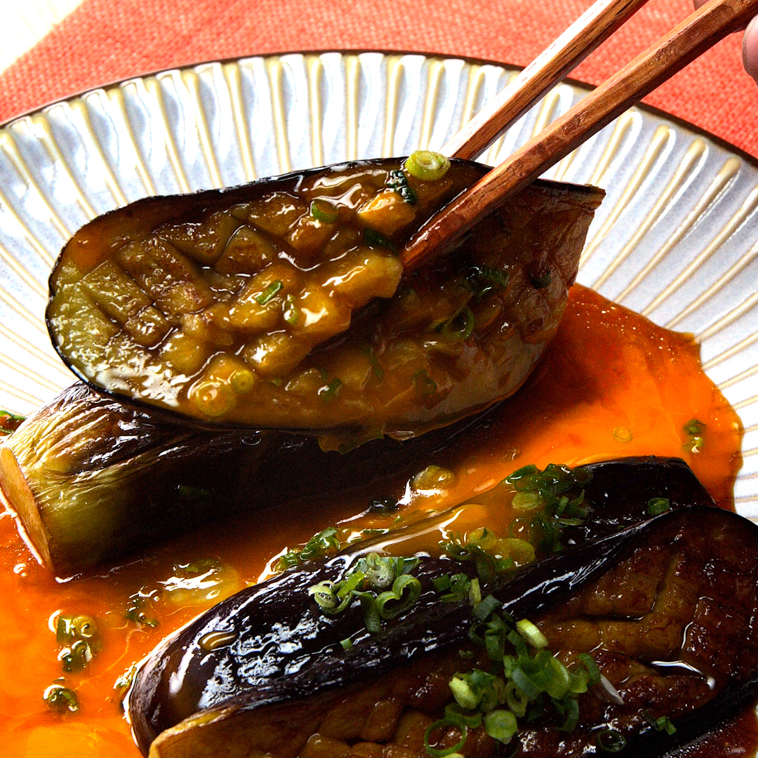 【ステーキにしちゃお？】絶品なのに超簡単。なすって本当に天才だと思う。 / Grilled Eggplant🍆✨