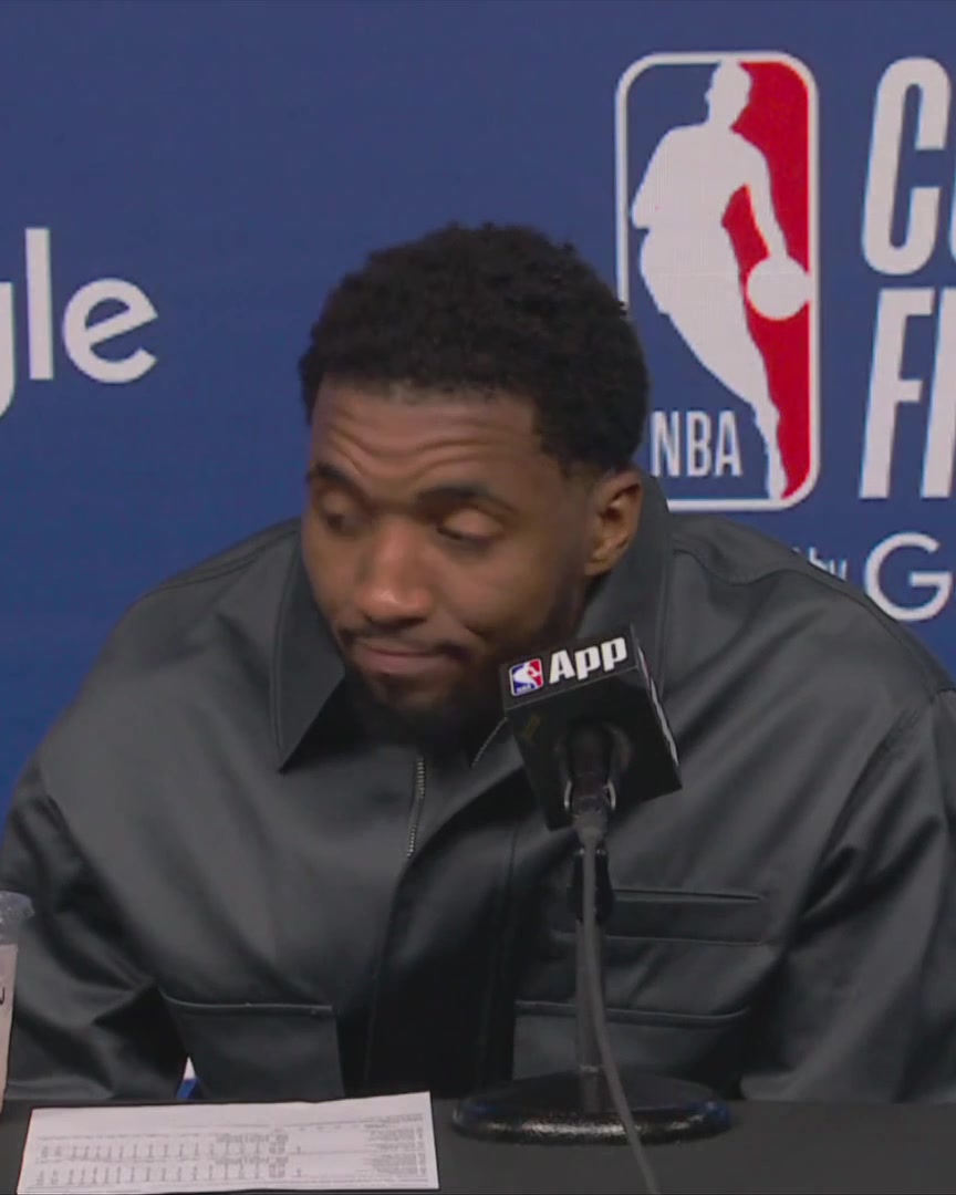 Donovan Mitchell on hearing "Let's Go Knicks" chants in Cleveland: "I'm from New York, this doesn't shock me. They do it in every arena. That's how Knicks fans are. I was one back in the day."