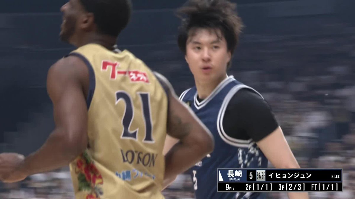 ヒョンジュンタイム⌚️🔥 長崎ヴェルカ 公式 📺NHK総合で生中継 📡バスケットLIVEで生配信中 #Bリーグ #りそなグループ #Bリーグファイナル