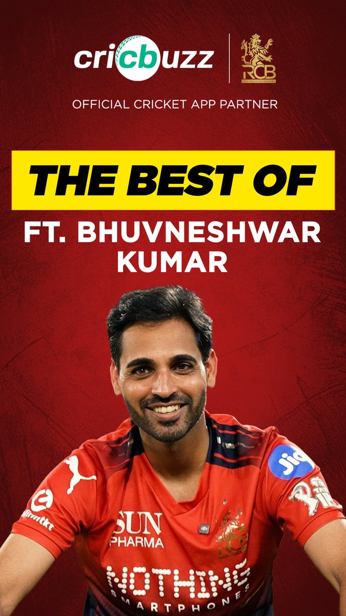 Best batter he’s bowled to in the league? 🏏 Best finisher in the league? Watch Bhuvneshwar Kumar answer 📱 Royal Challengers Bengaluru