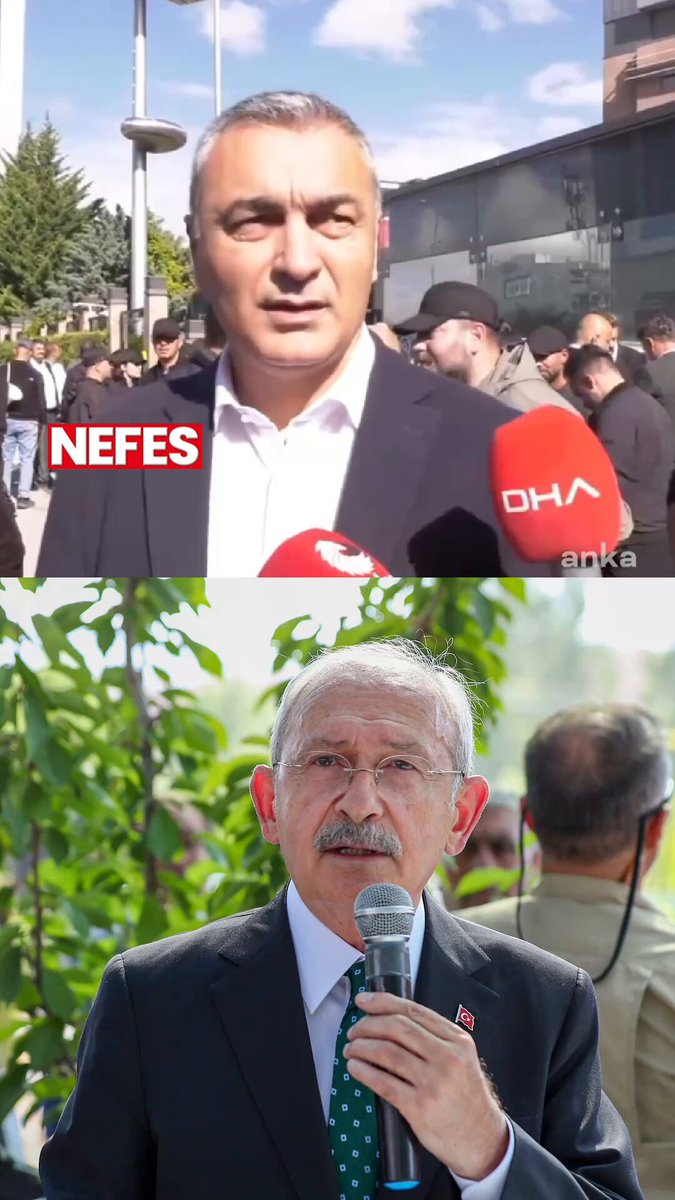 Soru: "Buradaki tabloyu Sayın Kılıçdaroğlu'na aktardınız mı?" Müslim Sarı: "Sayın Genel Başkan'ın buradaki tablodan bilgisi var."