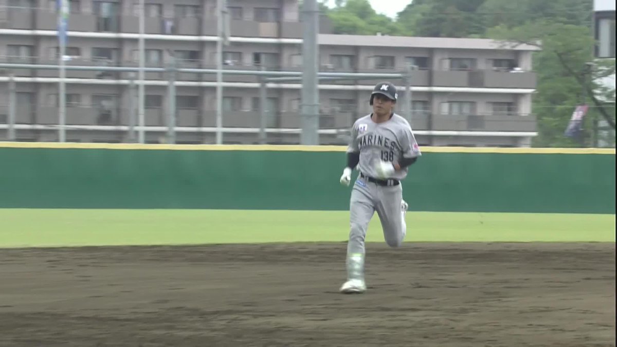 支配下登録へ向けて 持ち前の強い一撃を見せつけた 山﨑剛 ファーム第1号2ランホームラン ⚾️西武×ロッテ(ファーム) #chibalotte #だったらDAZN