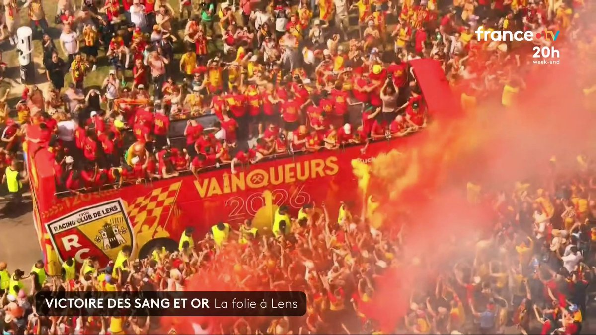 Lens entre dans l’histoire en remportant la première Coupe de France de son histoire. Des dizaines de milliers de supporters ont participé à une célébration exceptionnelle, entre émotions, communion populaire et nuit de fête inoubliable pour les Sang et Or. #JT20h