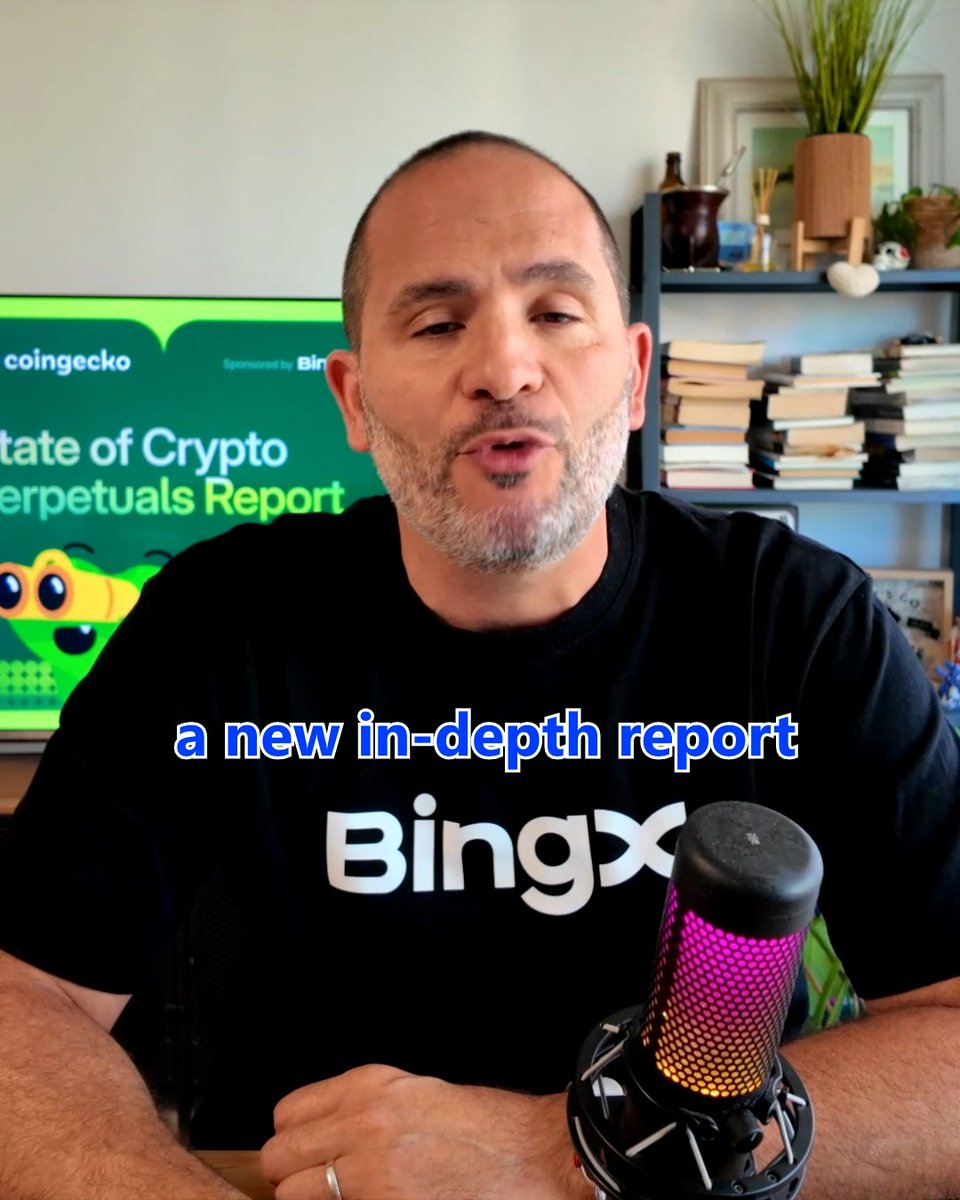 Need the TLDR? 👀 Pablo M. Monti breaks down the biggest takeaways from the BingX x @CoinGecko 2026 State of Crypto Perpetuals report. The future of perps is getting bigger ⤵️