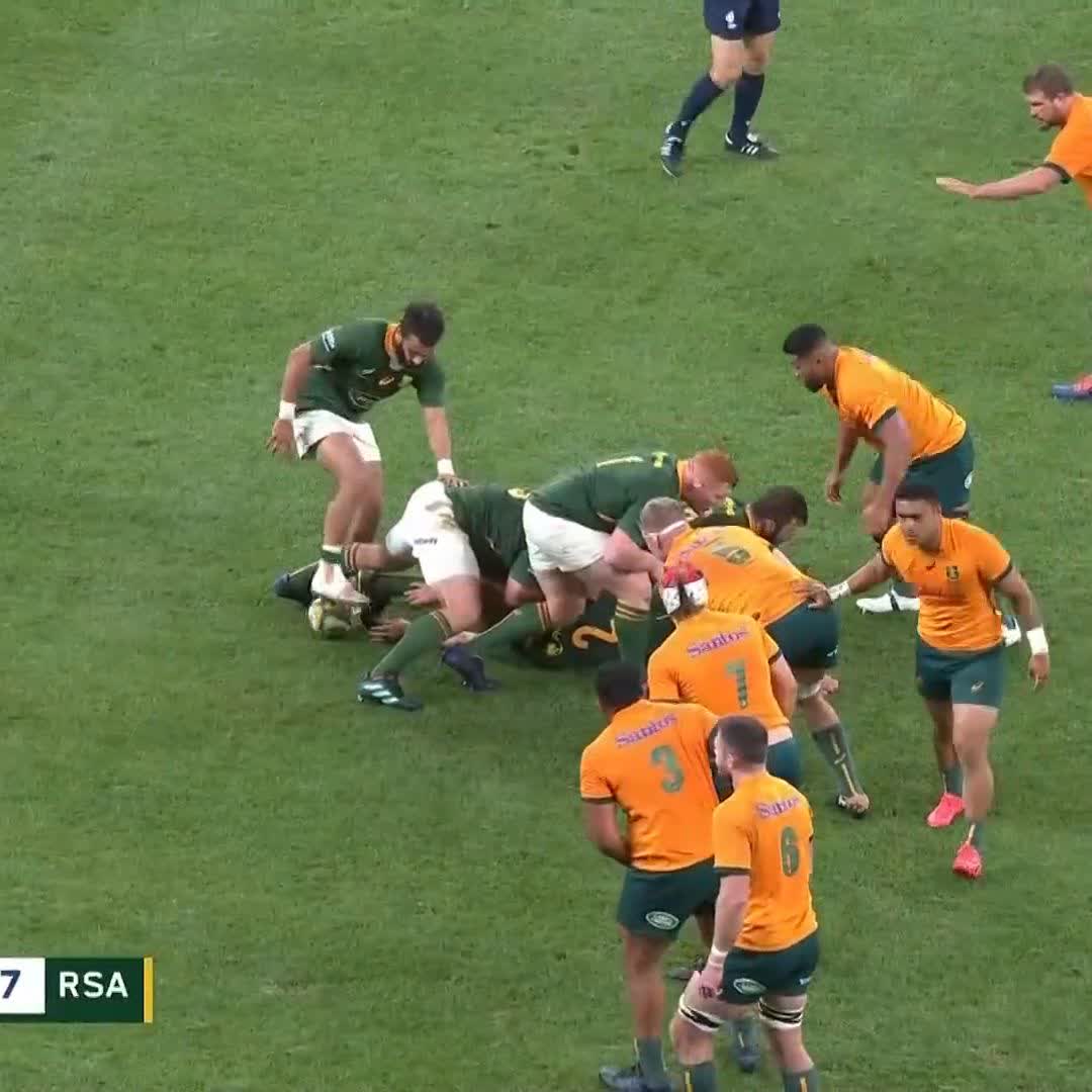 The best try from a Springbok on debut
