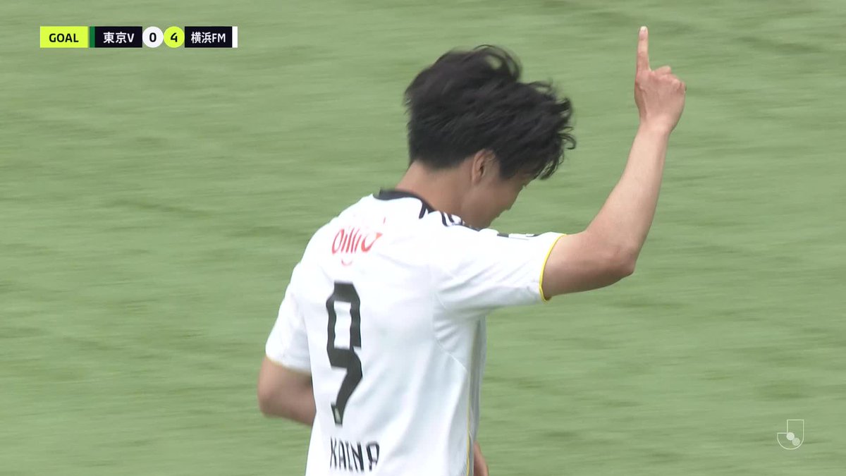 後半キックオフ直後に谷村海那が追加点💥 🎦 ゴール動画 🏆 明治安田Ｊ１百年構想リーグ 地域リーグラウンド 第18節 🆚 東京Ｖvs横浜FM 🔢 0-4 ⌚️ 46分 ⚽️ 谷村 海那（横浜FM） #Ｊリーグ