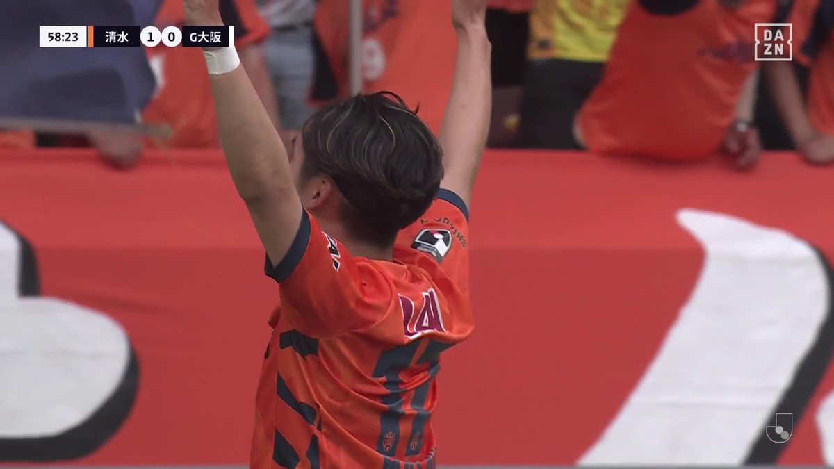 ㊗️J1初ゴール 途中出場で結果を叩き出す 弓場将輝がヘッドで押し込んだ💥 🏆明治安田J1百年構想リーグ 🆚清水×G大阪 🆓DAZN 無料LIVE配信中 #Jリーグ #だったらDAZN