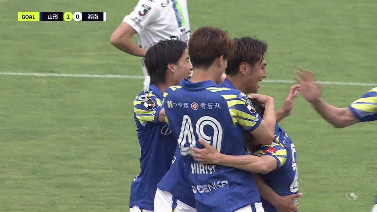 🎦 ゴール動画 🏆 明治安田Ｊ２・Ｊ３百年構想リーグ 地域リーグラウンド 第18節 🆚 山形vs湘南 🔢 1-0 ⌚️ 10分 ⚽️ 田中 渉（山形） #Ｊリーグ