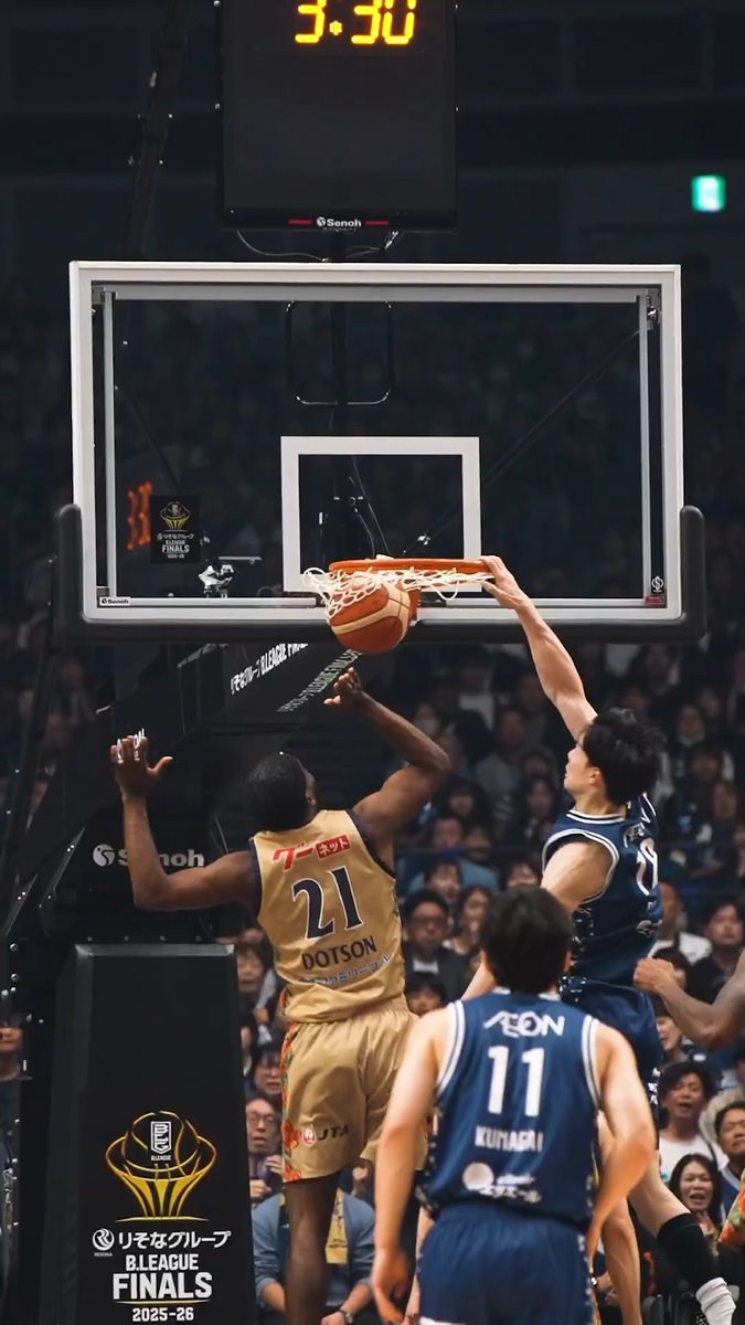 馬場雄大のプットバックダンク✈️💥 Yudai Baba 馬場雄大 長崎ヴェルカ 公式 #Bリーグ #りそなグループ #Bリーグファイナル