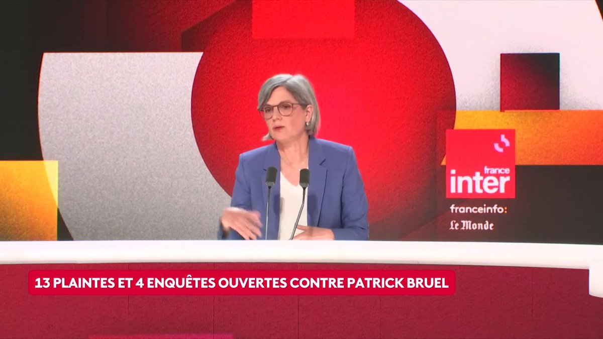 Sandrine Rousseau : sur l'affaire visant le chanteur Patrick Bruel, "les institutions devraient protéger les femmes, et c'est tout l'inverse qui se passe." #QuestionsPol