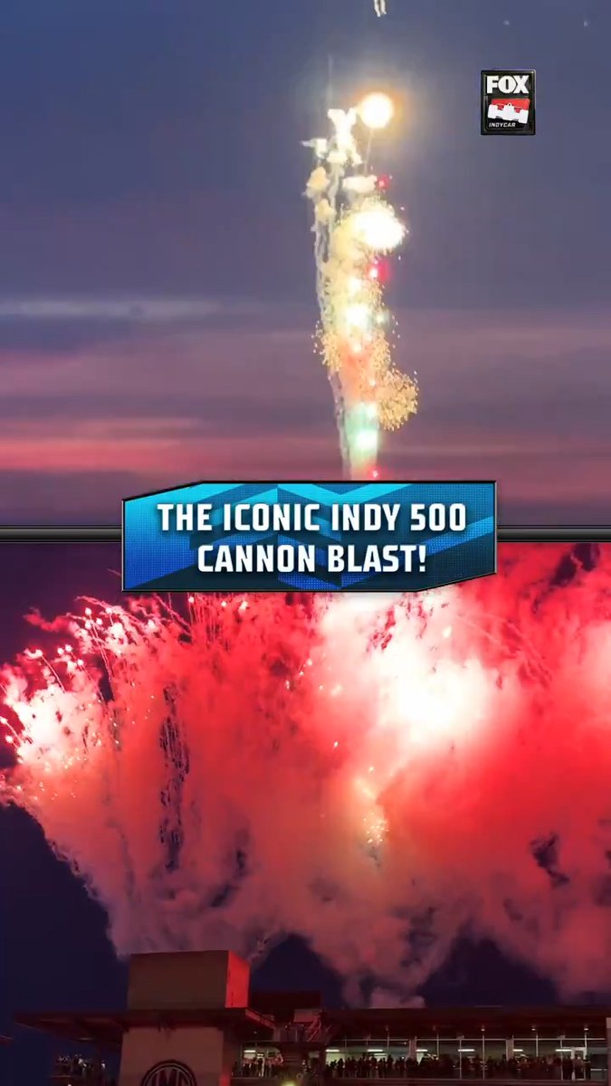 THE CANNON BLASTS AND THE TRACK IS OPEN. Welcome to the 110th running of the Indy 500! Coverage begins at 10a ET on FOX and FOX One.