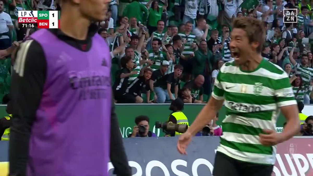 ⚽ 守田英正、よりによってリスボン・ダービーで今季初ゴール 出すとこ出してくるやん笑 🇵🇹 しかもヘッドて、お前ボランチちゃうんかい スポルティングのMVP、日本人かもわからんで