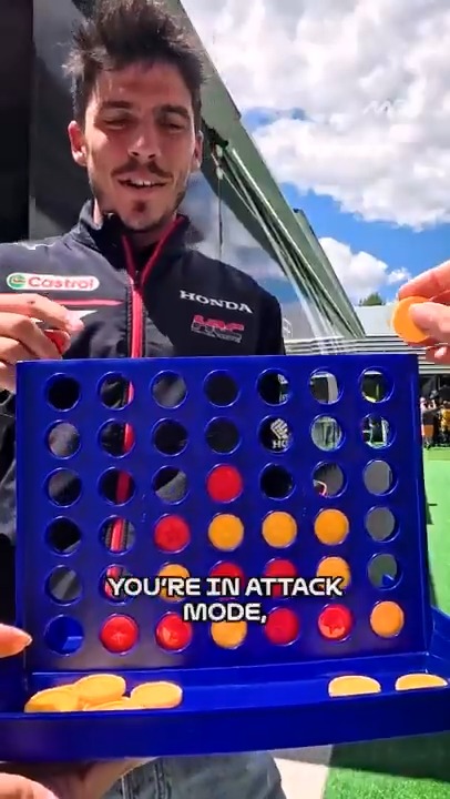 Connect 4 🆚 admin: part 2 😂 #MotoGP