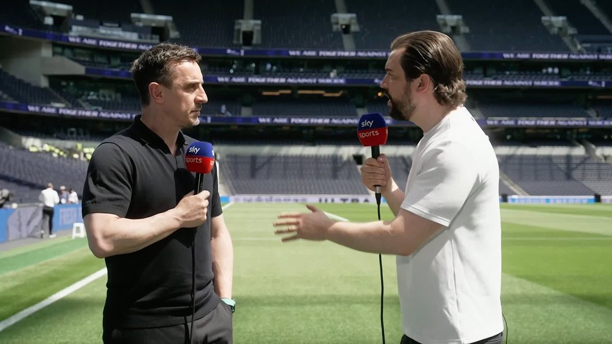 "I do think Spurs will get over the line" 🗣️ Gary Neville speaks ahead of the final day relegation battle in the Premier League ⚽️