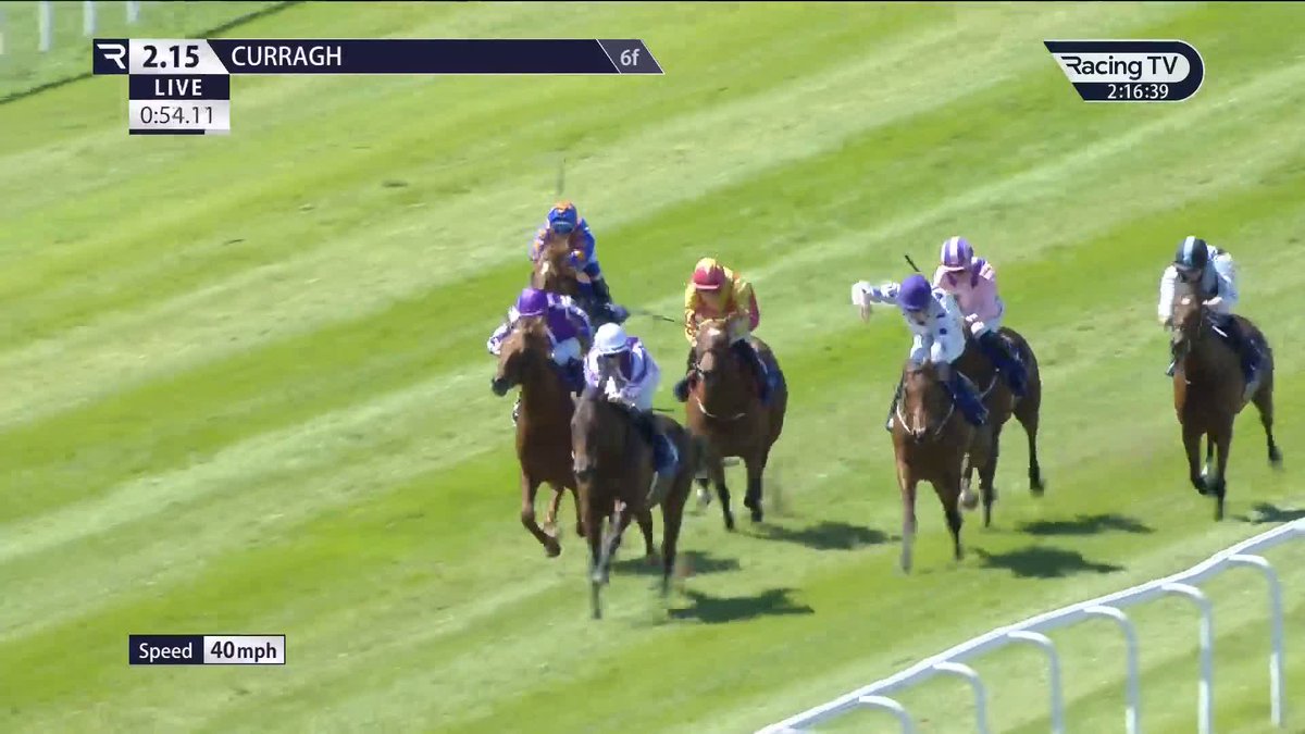 11 Great Barrier Reef (No Nay Never) remains unbeaten with a Group Three success in the Kilkea Castle Marble Hill Stakes The Curragh Racecourse 🟣⚪️