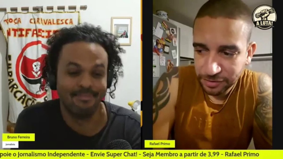 Esquerdistas comentando sobre Renan Santos